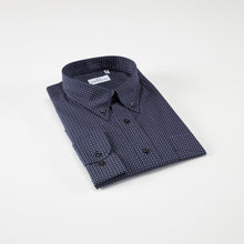 Carica l&#39;immagine nel visualizzatore di Gallery, Camicia blu regular collo bottondown con taschino 4043
