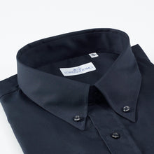 Carica l&#39;immagine nel visualizzatore di Gallery, Camicia blu regular collo button down con taschino 4044
