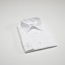 Carica l&#39;immagine nel visualizzatore di Gallery, Camicia bianca regular collo classico con taschino 4048
