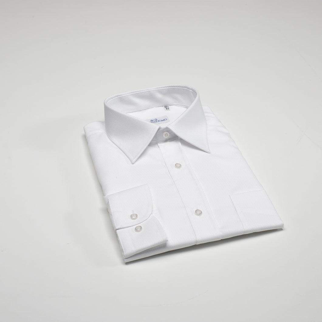 Camicia bianca regular collo classico 4048