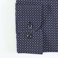 Carica l&#39;immagine nel visualizzatore di Gallery, Camicia blu regular collo classico con taschino 4060
