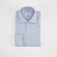 Carica l&#39;immagine nel visualizzatore di Gallery, Camicia azzurra slim collo francese senza taschino 4064
