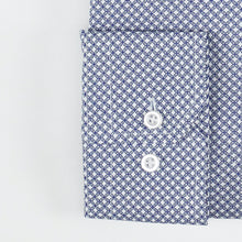 Carica l&#39;immagine nel visualizzatore di Gallery, Camicia blu slim collo francese senza taschino 4069
