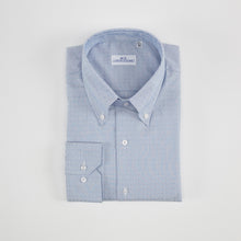 Carica l&#39;immagine nel visualizzatore di Gallery, Camicia azzurra slim collo bottondown senza taschino 4075
